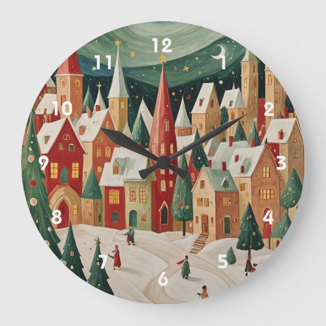 Jingle Bell Jubilee Large Clock (Front)