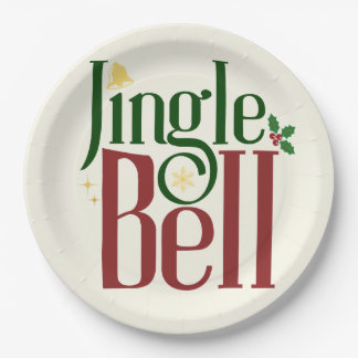 Jingle Bell Paper Plate