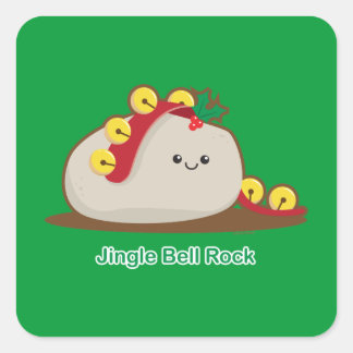 Jingle Bell Rock Square Sticker