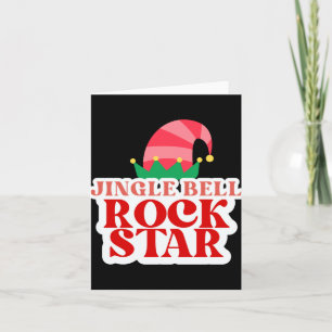 Jingle Bell Rock Star Christmas Toddler Baby T Shi Card