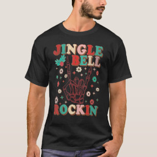 Jingle Bell Rockin Retro Christmas Morning Christm T-Shirt