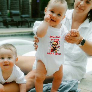 Jingle Bell Rockstar Christmas Baby Bodysuit