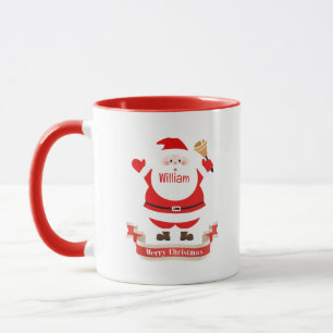 Jingle Bell Santa Christmas Combo Mug