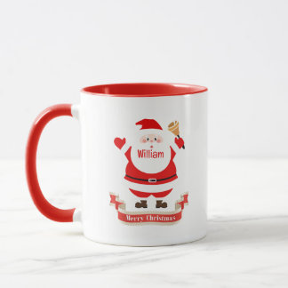 Jingle Bell Santa Christmas Combo Mug