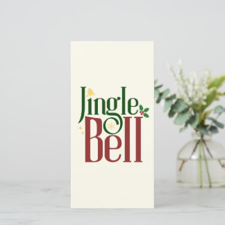 Jingle Bell Thank You Card