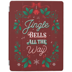 Jingle Bells All The Way Christmas iPad Cover Case