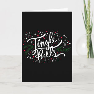 Jingle Bells Christmas Design For Men Women, Boys, Card