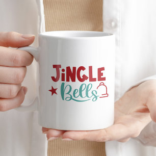 Jingle Bells Coffee Tea Christmas Holiday Mug