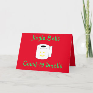 Jingle Bells Covid-19 Smells Holiday Card
