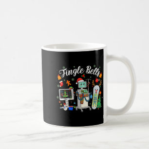 Jingle Bells Er Nurse Funny Christmas Tech Nursing Coffee Mug