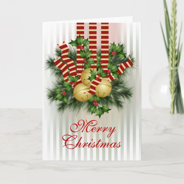 Jingle Bells Holiday Card (Front)