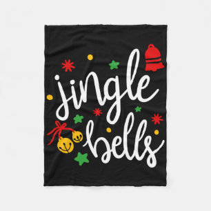 Jingle Bells Jingle All The Way Xmas Gift Christma Fleece Blanket