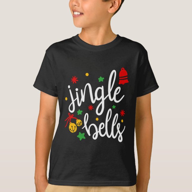 Jingle Bells Jingle All The Way Xmas Gift Christma T-Shirt (Front)