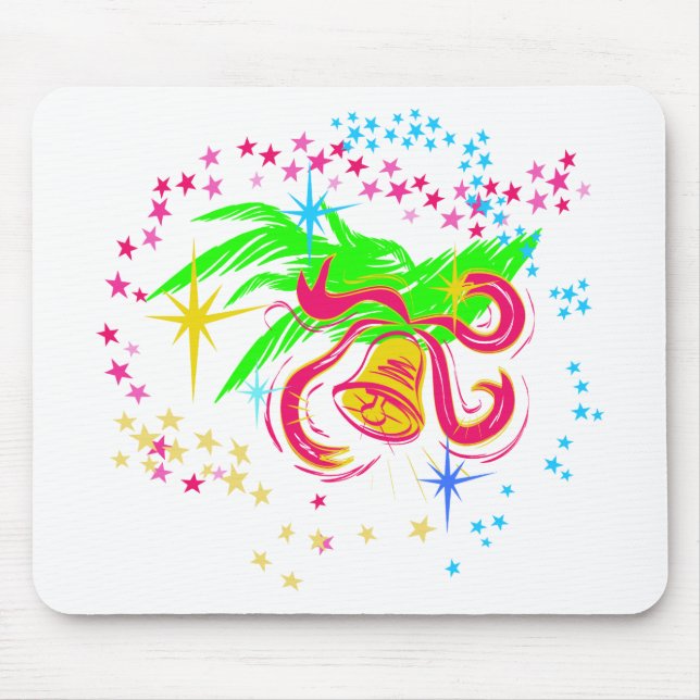 Jingle Bells Mouse Mat (Front)