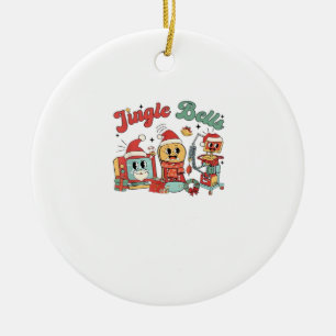 Jingle Bells Nurse, Christmas Nurse, Funny Christm Ceramic Tree Decoration