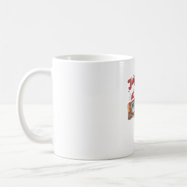Jingle Bells Nurse, Christmas Nurse, Funny Christm Coffee Mug (Left)