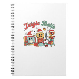 Jingle Bells Nurse, Christmas Nurse, Funny Christm Notebook