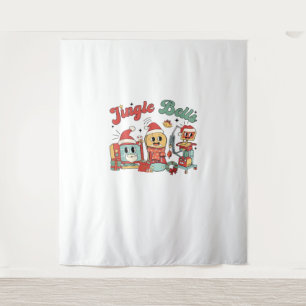 Jingle Bells Nurse, Christmas Nurse, Funny Christm Tapestry