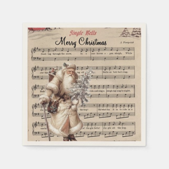 jingle bells paper napkins (Front)