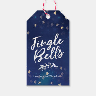 Jingle Bells Personalised Christmas gift tags