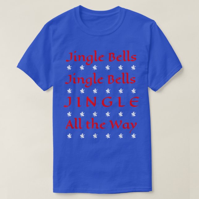Jingle Bells UglyChristmasParty Tee  (Design Front)
