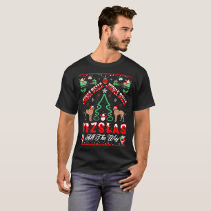 Jingle Bells Vizslas All The Way Christmas Tshirt