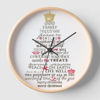 "Jingle Bells" (Wall Clock) Clock