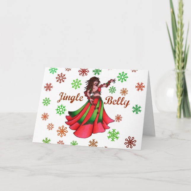 Jingle Belly Holiday Card (Front)
