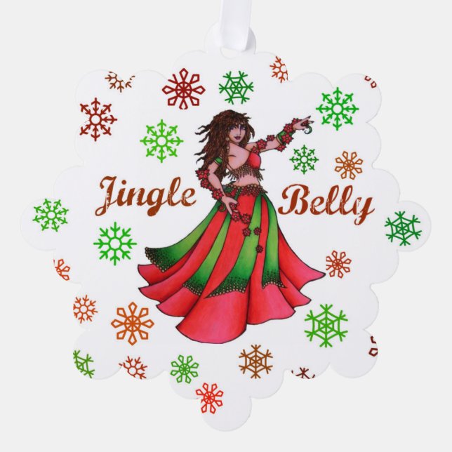 Jingle Belly Holiday Card (Front)