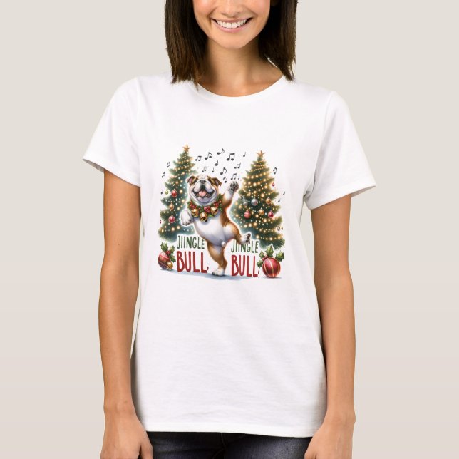 Jingle Bulldog T-Shirt (Front)