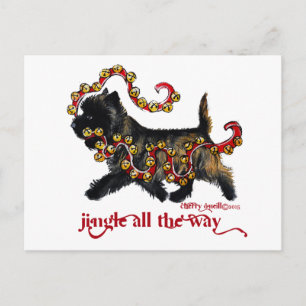 Jingle Cairn Christmas Holiday Postcard