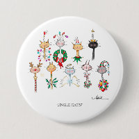JINGLE CATS Button