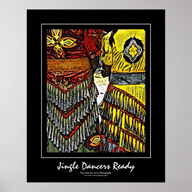 Jingle Dancers Ready Black Border Poster (Front)