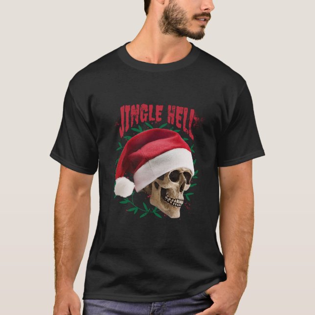 Jingle Hell Anti-Christmas T-Shirt (Front)