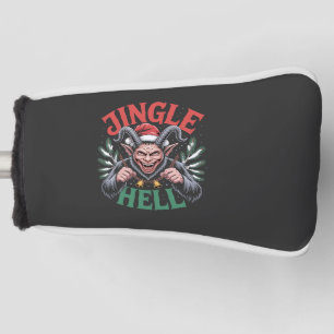 Jingle Hell Christmas Krampus Evil Xmas Golf Head Cover