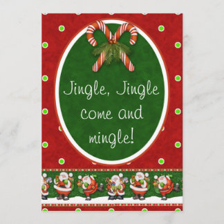 Jingle, Jingle come and mingle! Christmas Party Invitation