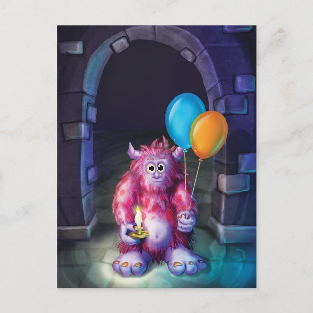 Jingle Jingle Little Gnome Happy Birthday Postcard (Front)