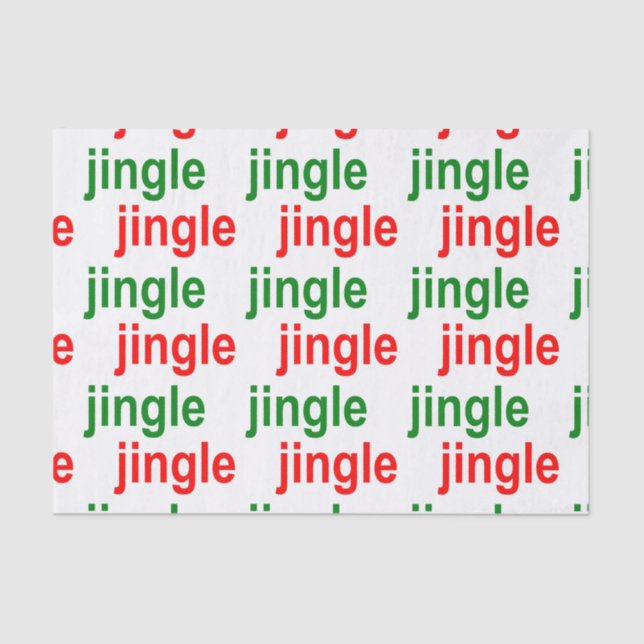 Jingle Jingle Tissue Paper (Front)