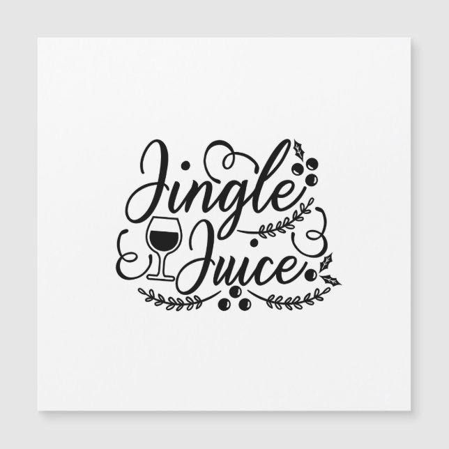 Jingle Juice Funny Christmas Beer Drinking (Front)