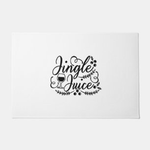 Jingle Juice Funny Christmas Beer Drinking Doormat