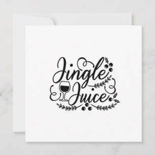 Jingle Juice Funny Christmas Beer Drinking Invitation