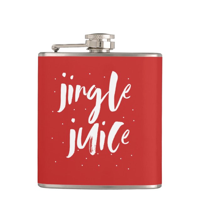 Jingle Juice Funny Christmas Flask (Front)