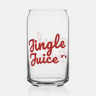 Jingle Juice, Holiday Party Can Glass