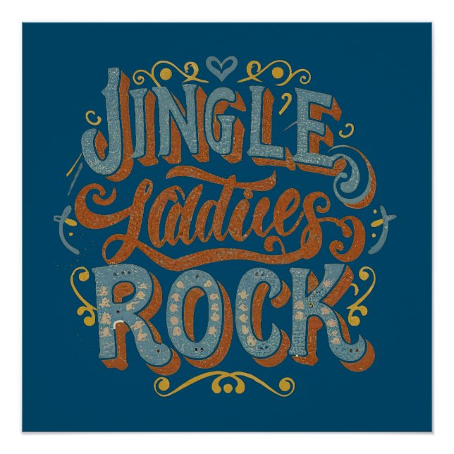 Jingle ladies rock poster (Front)
