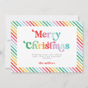 Jingle & Mingle Festive Colourful Christmas Holiday Card