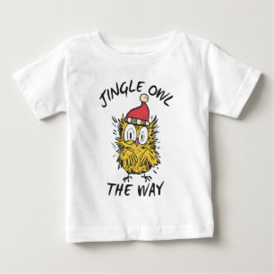 Jingle Owl the way Funny Santa Owl Baby T-Shirt