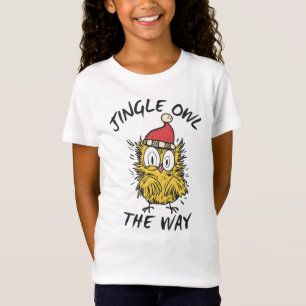 Jingle Owl the way Funny Santa Owl T-Shirt