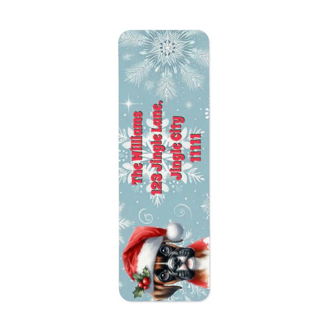 Jingle Paws and Boxer Dog Joy  (Front)