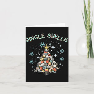 Jingle Shells Christmas Tree Snowflakes Celebratio Card
