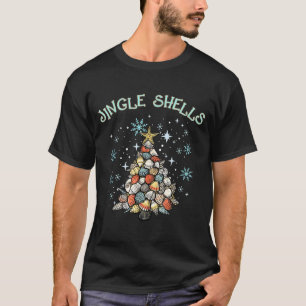 Jingle Shells Christmas Tree Snowflakes Celebratio T-Shirt